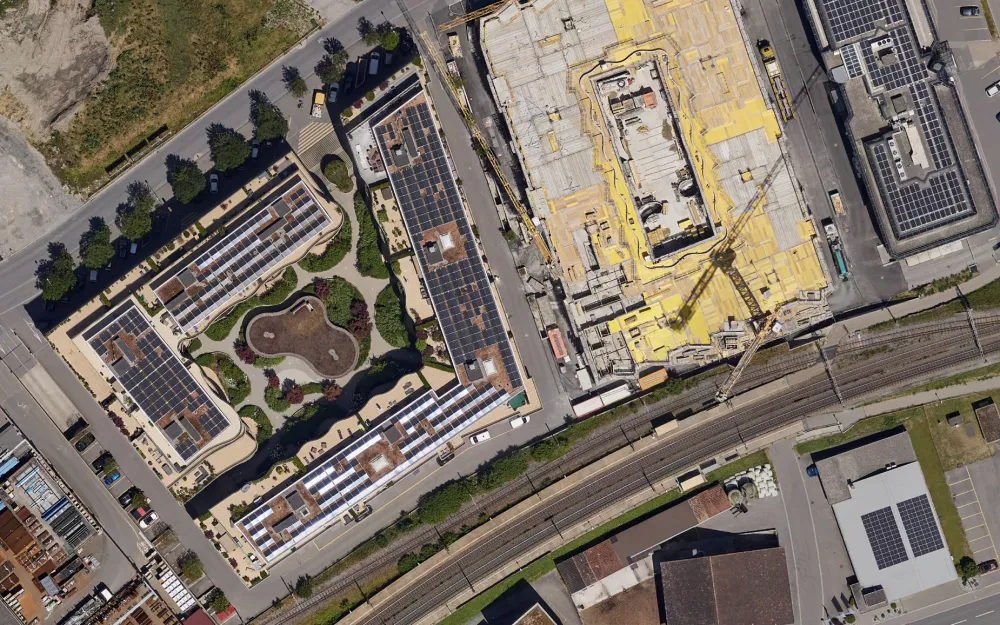 Orthofoto und 3D-Mesh für die Stadt Chur, Aufnahme 4 von 5 (Orthofoto, 3D-Mesh)
