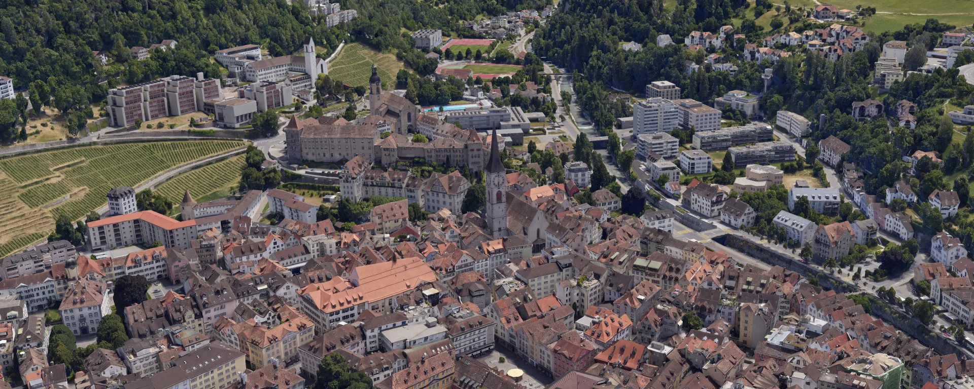 Orthofoto und 3D-Mesh für die Stadt Chur