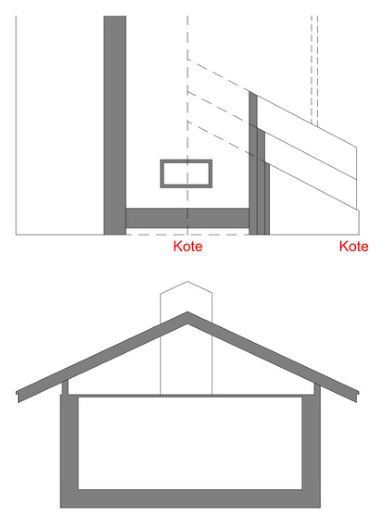 Dach als 2D-Plan im Modellierungsstandard Übersichtsplan