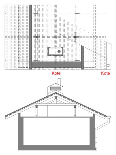 Dach als 2D-Plan im Modellierungsstandard Premium