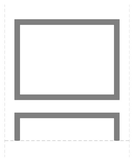 Decke als 2D-Plan im Modellierungsstandard Übersichtsplan