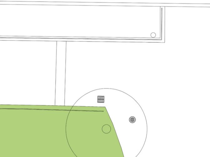 Gelände als 2D-Plan im Modellierungsstandard Hoch