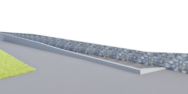 Gelände als 3D-Modell im Modellierungsstandard Standard