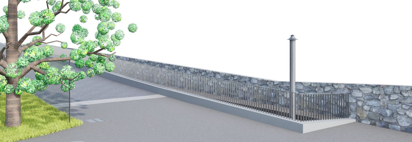 Gelände als 3D-Modell in den Modellierungsstandards Hoch und Premium