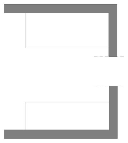 Geländer als 2D-Plan im Modellierungsstandard Übersichtsplan