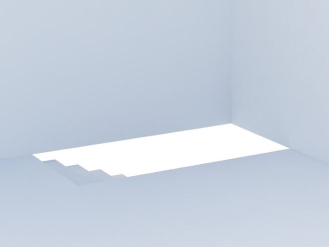 Geländer als 3D-Modell im Modellierungsstandard Übersichtsplan