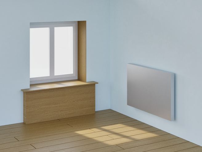 Heizkörper als 3D-Modell im Modellierungsstandard Standard