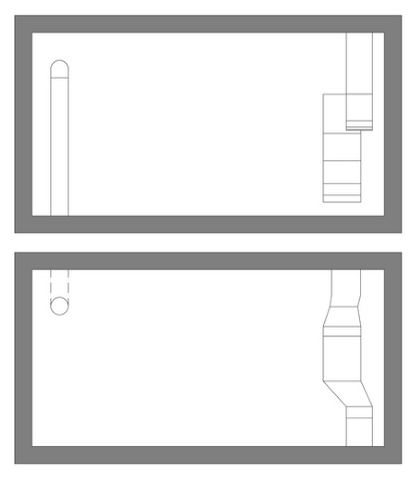 Rohre als 2D-Plan im Modellierungsstandard Übersichtsplan