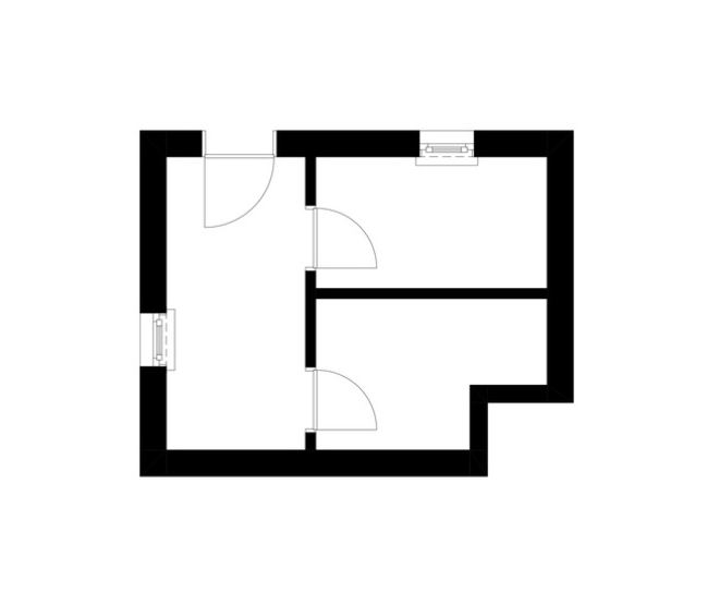 Vermassung als 2D-Plan im Modellierungsstandard Standard