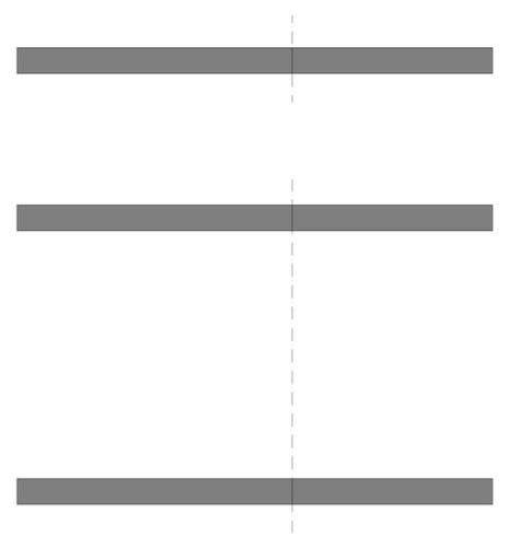 Wand als 2D-Plan im Modellierungsstandard Übersichtsplan