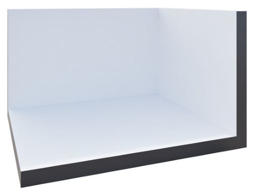 Wand als 3D-Modell im Modellierungsstandard Übersichtsplan